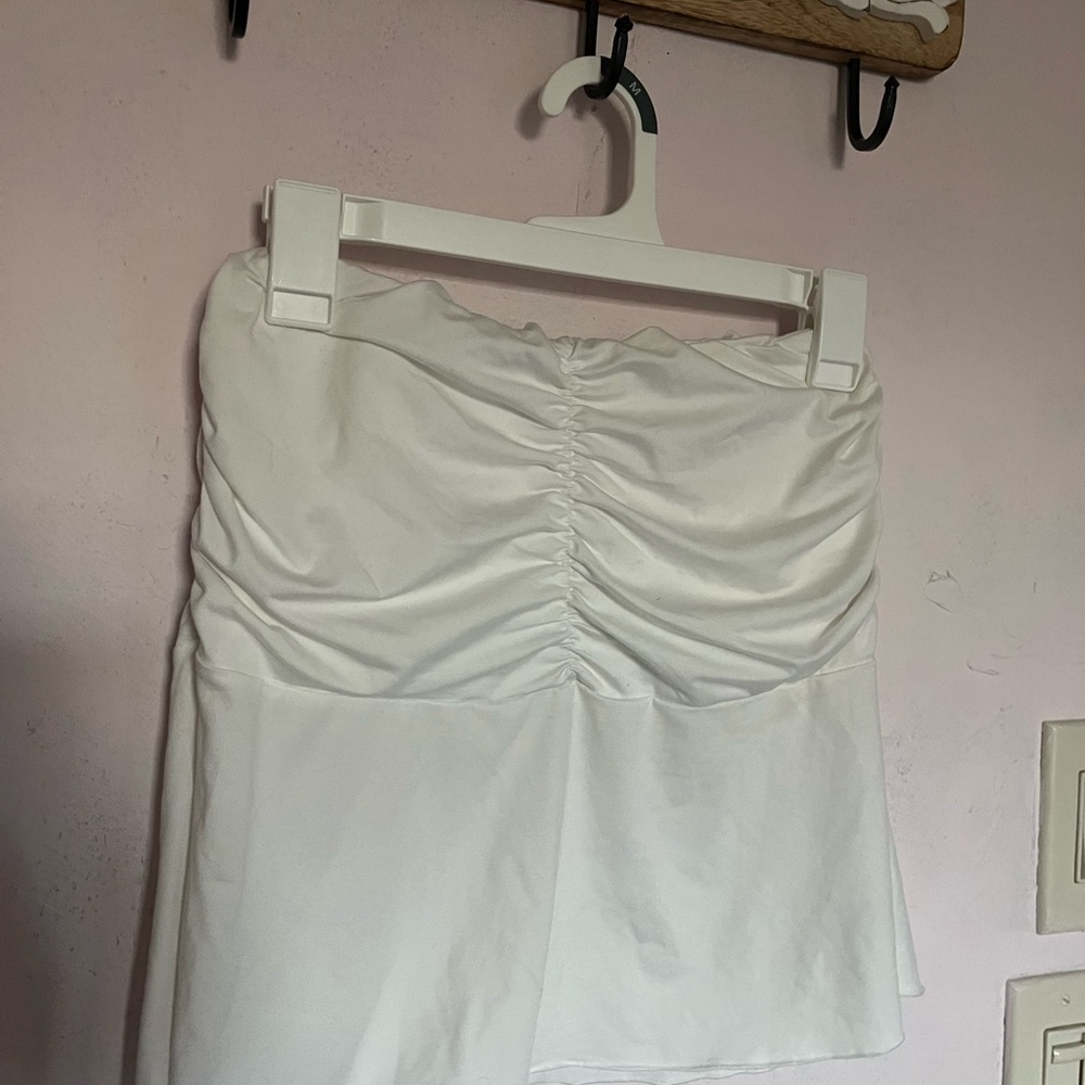 White skirt